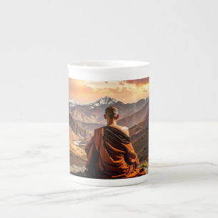 TIbet - Buddhism - Meditation Bone China Mug