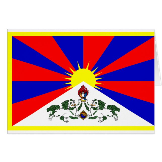 Tibet Flag (Front Horizontal)