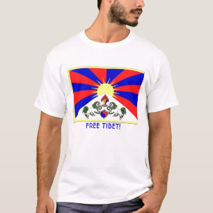tibet-flag, FREE TIBET! T-Shirt