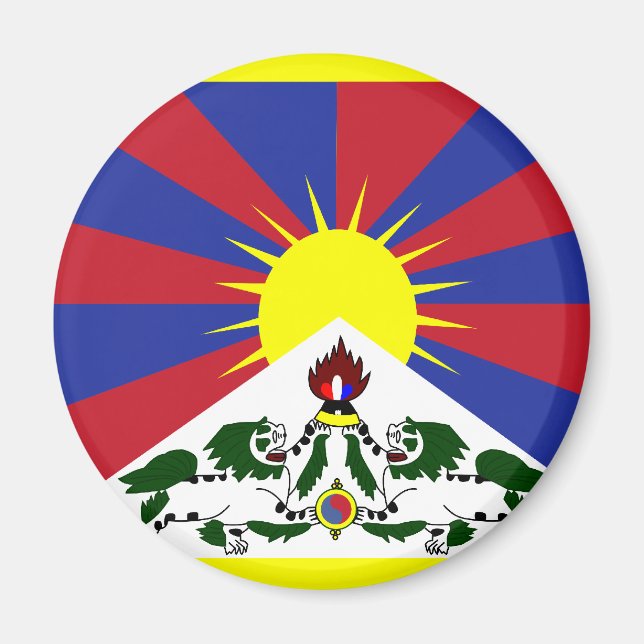 Tibet Flag Magnet (Front)