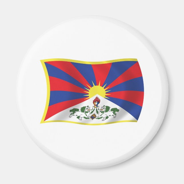 Tibet Flag Magnet (Front)
