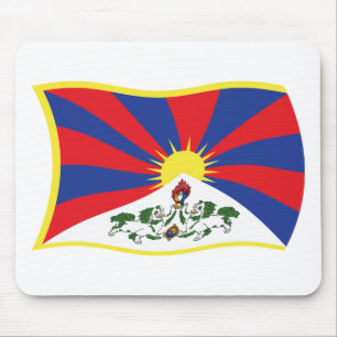 Tibet Flag Mousepad