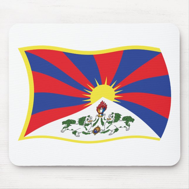 Tibet Flag Mousepad (Front)