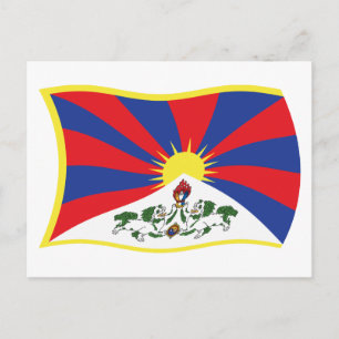 Tibet Flag Postcard