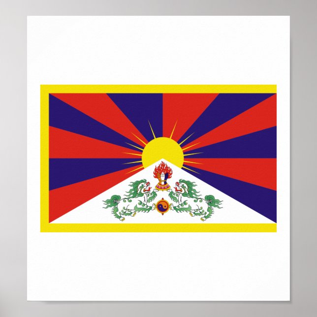 Tibet Flag Poster (Front)