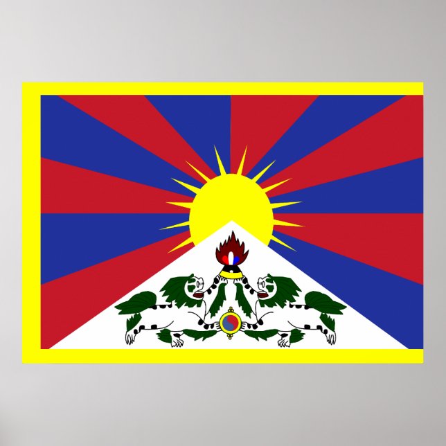 Tibet Flag Poster (Front)