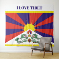 Tibet flag - Snow Lion Flag