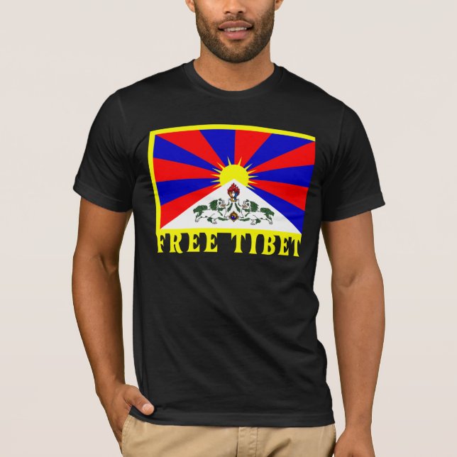 Tibet Flag T-Shirt (Front)
