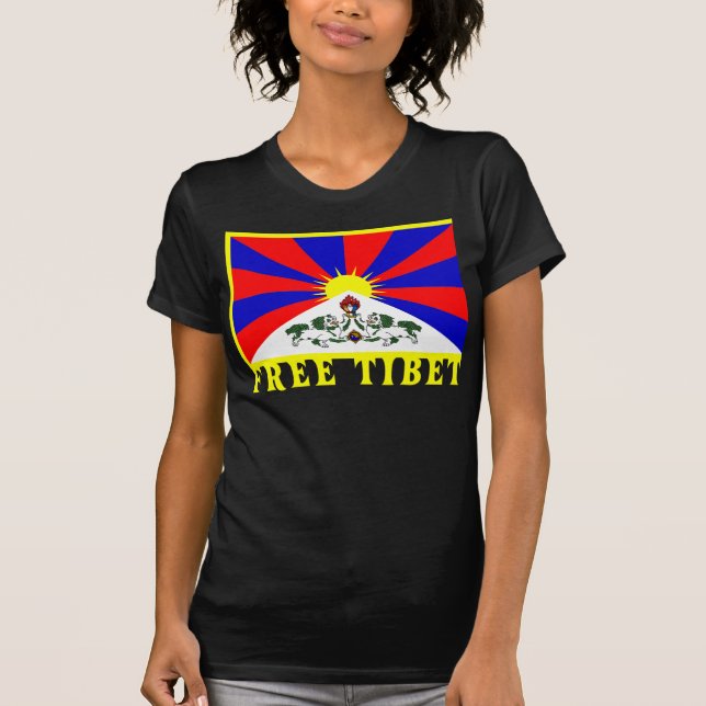 Tibet Flag T-Shirt (Front)