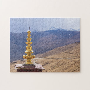 Tibet - Ganden Buddhist Monastery Jigsaw Puzzle