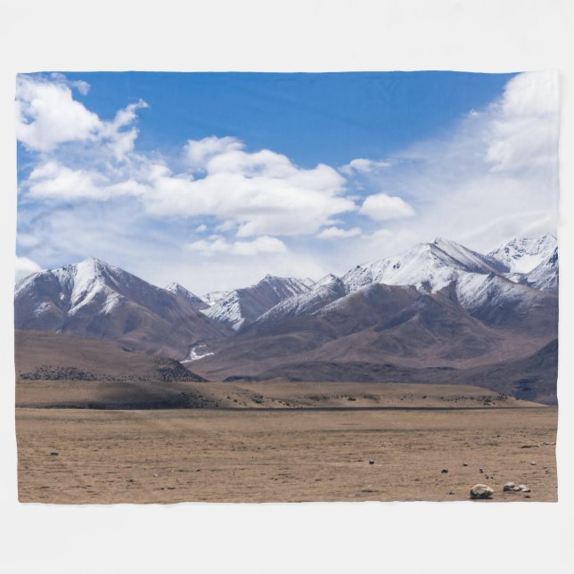 Tibet, Himalaya - Scenic Mountain landscape Fleece Blanket (Front (Horizontal))