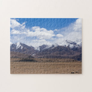 Tibet, Himalaya - Scenic Mountain landscape Jigsaw Puzzle