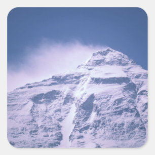 Tibet. Mt. Everest Square Sticker