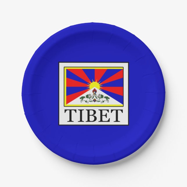 Tibet Paper Plate (Front)