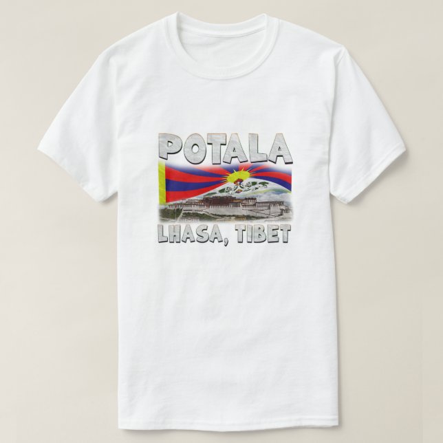 Tibet Potala Lhasa T-Shirt (Design Front)