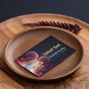 Tibet Sea Flower   Custom Business Cards