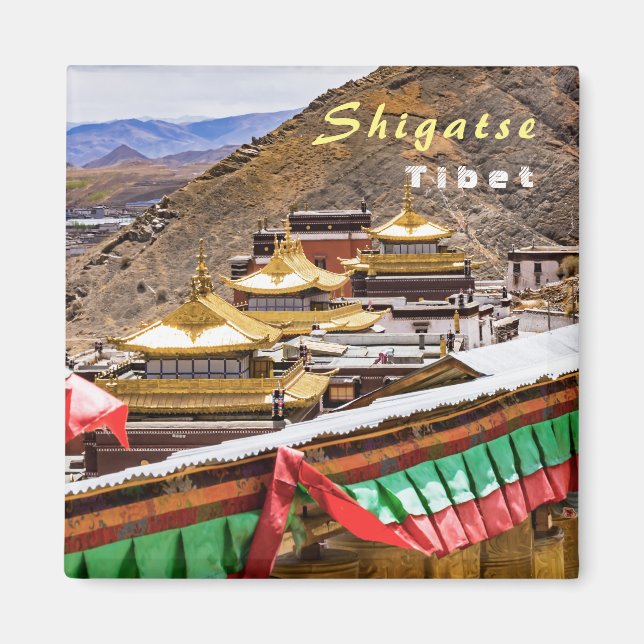 Tibet, Shigatse - Tashilumpo Monastery Magnet (Front)