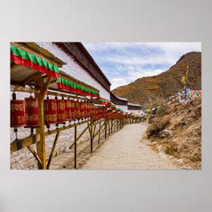 Tibet, Shigatse - Tashilumpo Monastery Poster