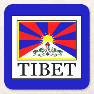 Tibet Square Paper Coaster