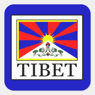 Tibet Square Sticker