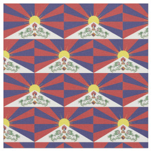 Tibet & Tibetan Flag Fabric fashion / Himalayas