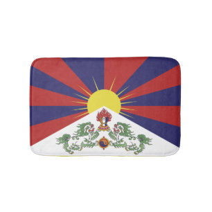 Tibet & Tibetan Flag fashion, travel / Himalayas Bath Mat