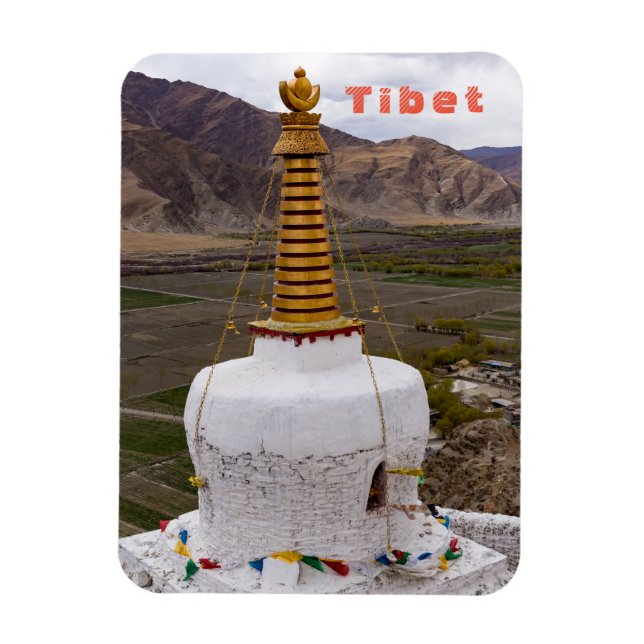Tibet - Yumbulakhang Palace Magnet (Vertical)