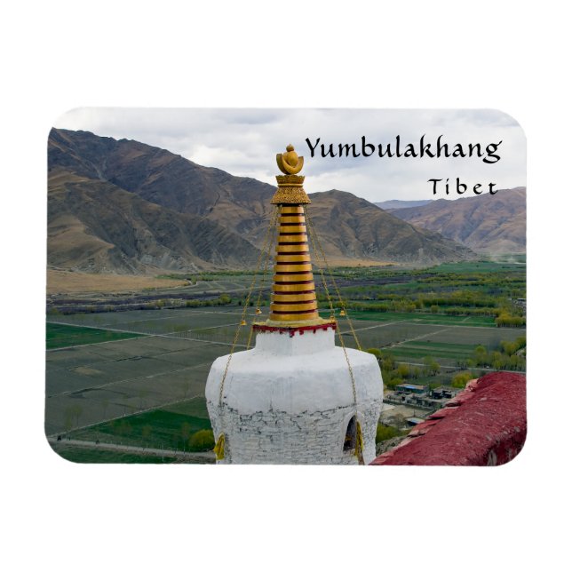 Tibet - Yumbulakhang Palace Magnet (Horizontal)