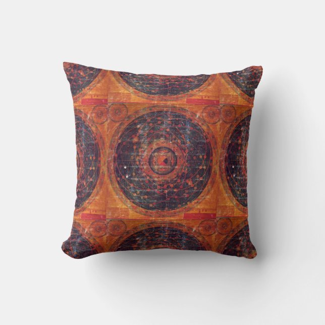 Tibetan astronomical Thangka Cushion (Front)
