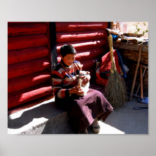Tibetan Boy Poster