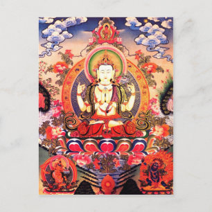 Tibetan Buddhist Art Postcard