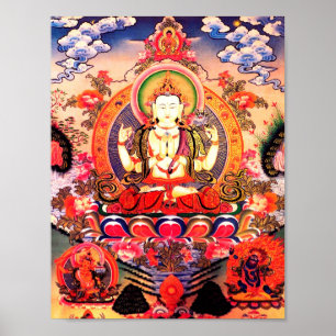 Tibetan Buddhist Art Poster