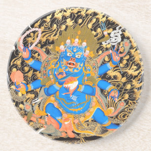Tibetan Buddhist Art Print Coaster