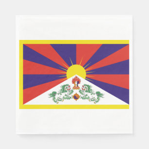 Tibetan Flag Napkin