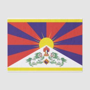 Tibetan Flag Tissue Paper