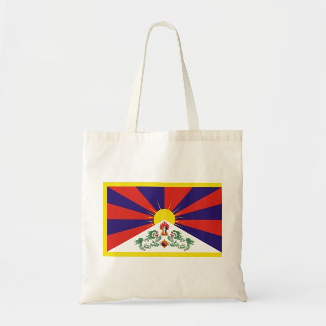 Tibetan Flag Tote Bag (Front)