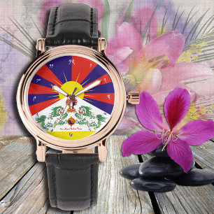 Tibetan Flag Watch, Time for Tibet & Snow Lions Watch