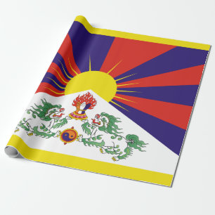 Tibetan Flag Wrapping Paper