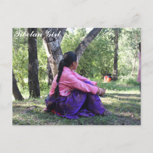 Tibetan Girl Postcard