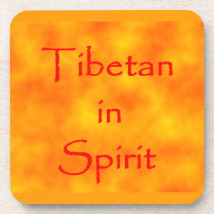 Tibetan in Spirit-cork coaster