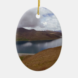 Tibetan Lake Ceramic Ornament