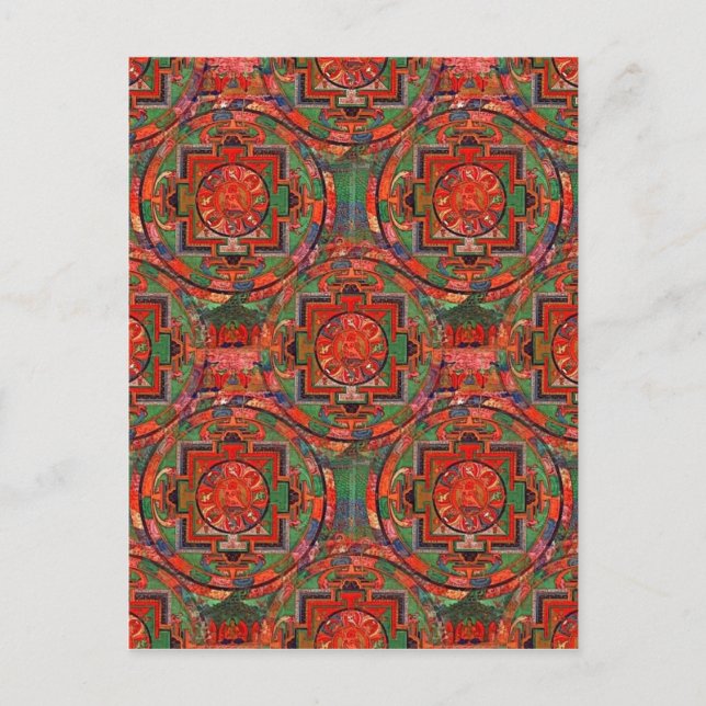 Tibetan Mandala Postcard (Front)
