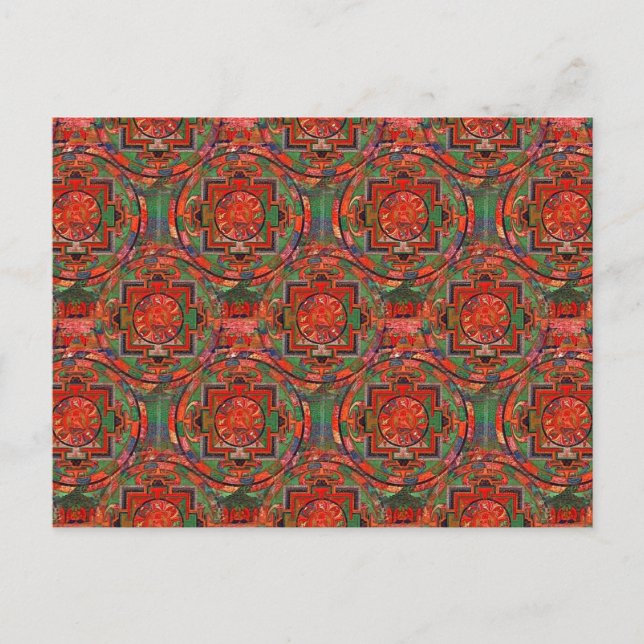 Tibetan Mandala Postcard (Front)