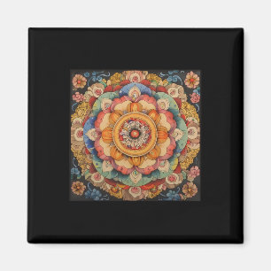 Tibetan Mandala Sacred Geometry Magnet