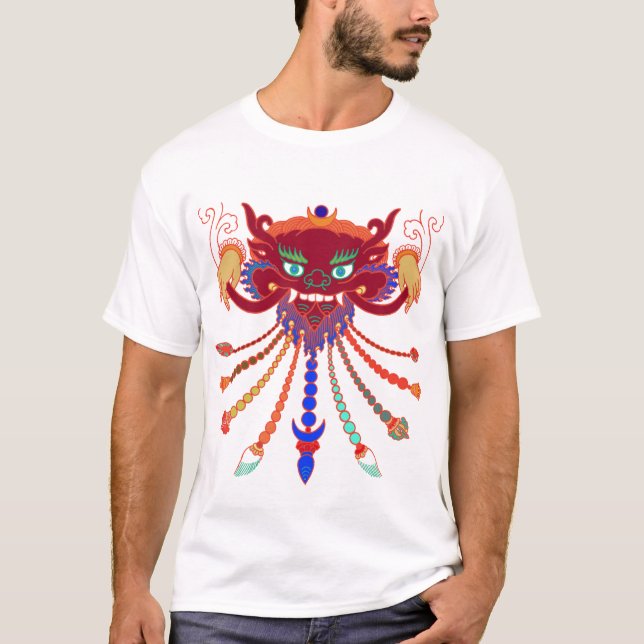 tibetan mask interpretation T-Shirt (Front)
