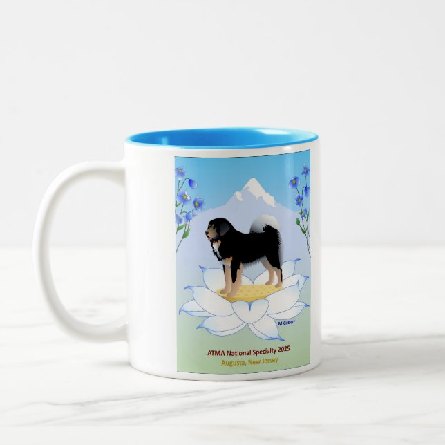 Tibetan Mastiff 2025 Speciality Coffee Mug (Left)