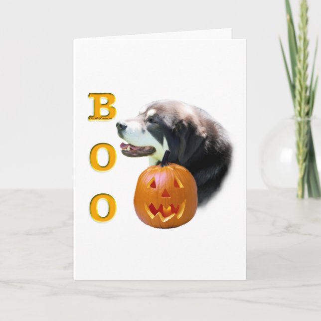 Tibetan Mastiff Boo Card (Front)