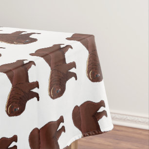 Tibetan Mastiff dog cartoon illustration Tablecloth