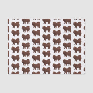 Tibetan Mastiff dog cartoon illustration Tissue Paper