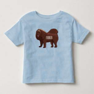 Tibetan Mastiff dog cartoon illustration Toddler T-Shirt